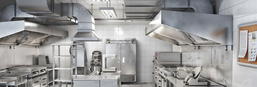 Hotte de cuisine professionnelle - France Hygiène ventilation